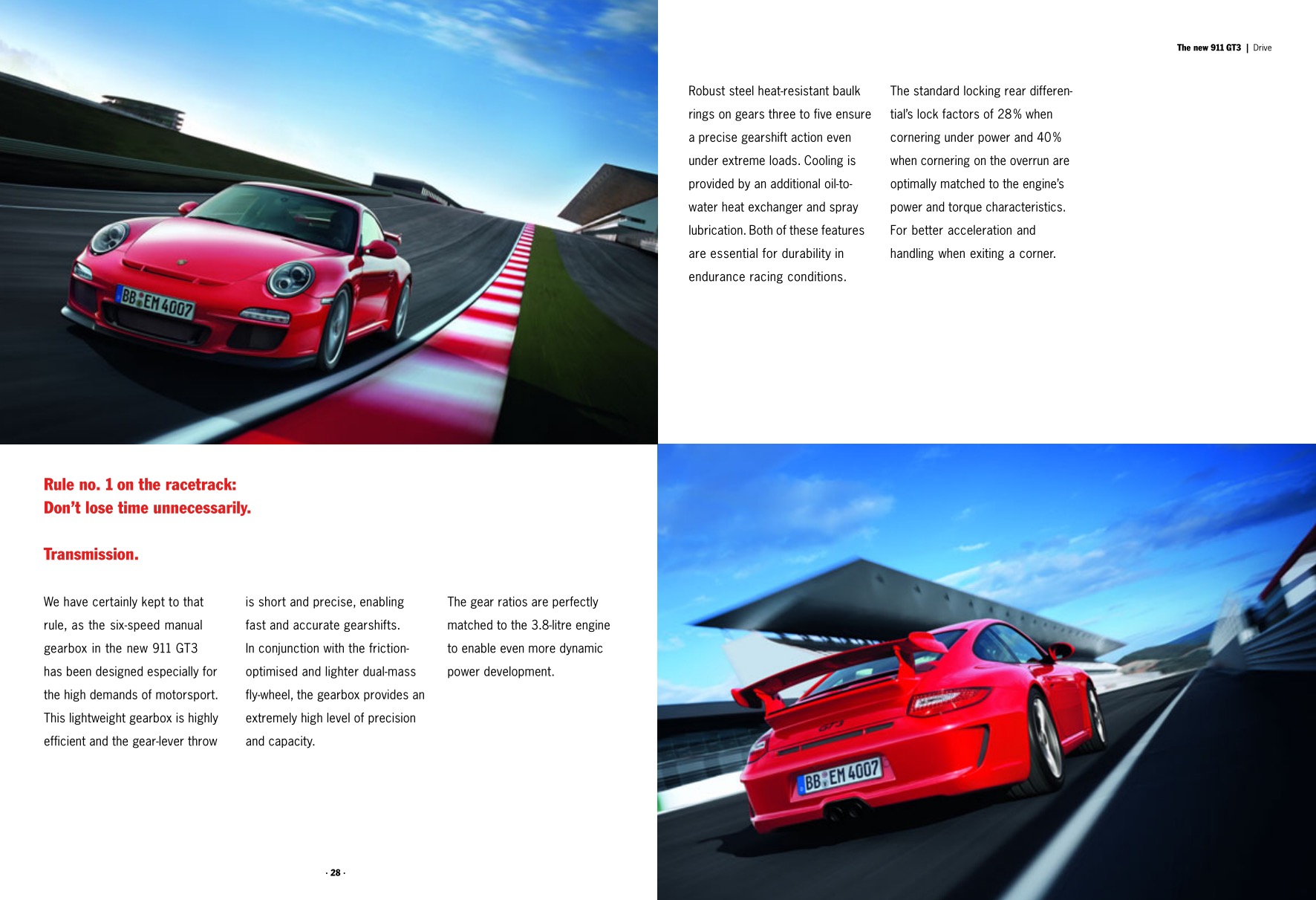 2009 Porsche 911 GT3 Brochure Page 37